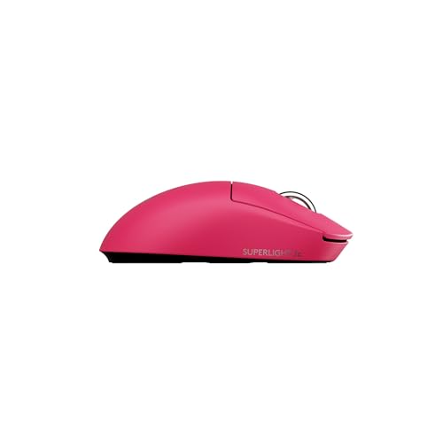Logitech G PRO X Superlight 2c kabellose Gaming-Maus, 60 g Pro-Grade-Maus mit 5 programmierbaren Tasten, 44K-DPI-Sensor, 8.000 Hz Signalrate, USB-C-Ladefunktion für PC/Mac - Rosa Bild 2