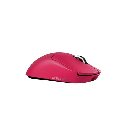 Logitech G PRO X Superlight 2c kabellose Gaming-Maus, 60 g Pro-Grade-Maus mit 5 programmierbaren Tasten, 44K-DPI-Sensor, 8.000 Hz Signalrate, USB-C-Ladefunktion für PC/Mac - Rosa Bild 3