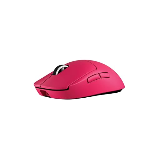 Logitech G PRO X Superlight 2c kabellose Gaming-Maus, 60 g Pro-Grade-Maus mit 5 programmierbaren Tasten, 44K-DPI-Sensor, 8.000 Hz Signalrate, USB-C-Ladefunktion für PC/Mac - Rosa Bild 4