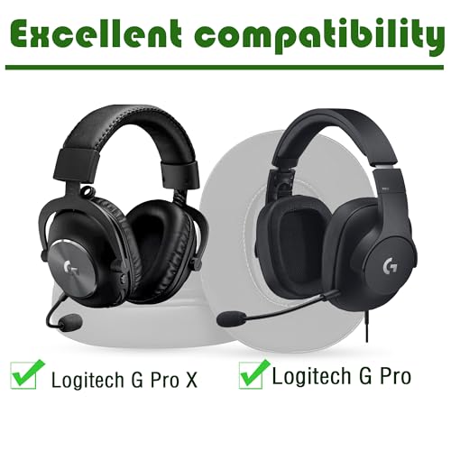 G Pro Ohrpolster Ersatzkissen Kompatibel mit Logitech G Pro/G Pro X Gaming Headset Ohrpolster mit Kühlendes Gel Bild 2