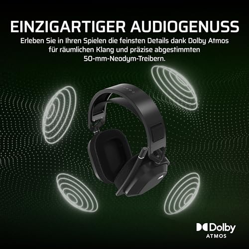 Corsair HS80 MAX Wireless Xbox-Gaming-Headset Mit Bluetooth – Dolby Atmos – Omnidirektionales Mikrofon – iCUE-Kompatibel – Xbox, PC, Mac, Mobile – Stahlgrau Bild 5