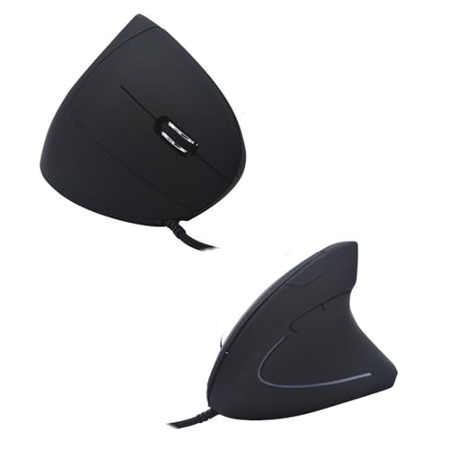 Denash Nicht -Slip -Matte Oberfläche Optisch Verdrahtete Vertikale Maus Vertikales Design Gaming Maus für Männer Frauen Plastik Bild 2