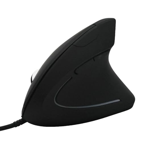 Denash Nicht -Slip -Matte Oberfläche Optisch Verdrahtete Vertikale Maus Vertikales Design Gaming Maus für Männer Frauen Plastik Bild 5