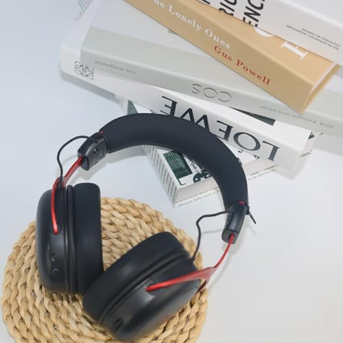 Cloud II Schutzhülle Kompatibel Mit Kingston HyperX Cloud II/Cloud III/Cloud Alpha KopfkopfhöRer,Kopfband-Abdeckung, Ohrschutz, weiches Silikon, Kopfhörer-Zubehör (schwarz) Bild 7
