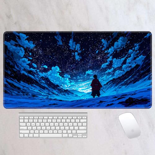 Schreibtischunterlage Anime Gaming Mauspads XXL Mauspad Desk Mat Anti Rutsch PC Mausmatte Groß Mousepad Gaming Schreibtisch Zubehör Mat Büro Deko Bild 2