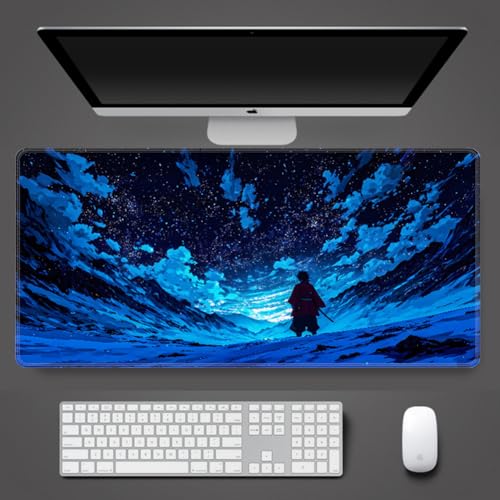 Schreibtischunterlage Anime Gaming Mauspads XXL Mauspad Desk Mat Anti Rutsch PC Mausmatte Groß Mousepad Gaming Schreibtisch Zubehör Mat Büro Deko Bild 5