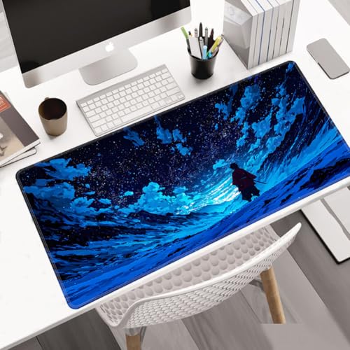 Schreibtischunterlage Anime Gaming Mauspads XXL Mauspad Desk Mat Anti Rutsch PC Mausmatte Groß Mousepad Gaming Schreibtisch Zubehör Mat Büro Deko Bild 6