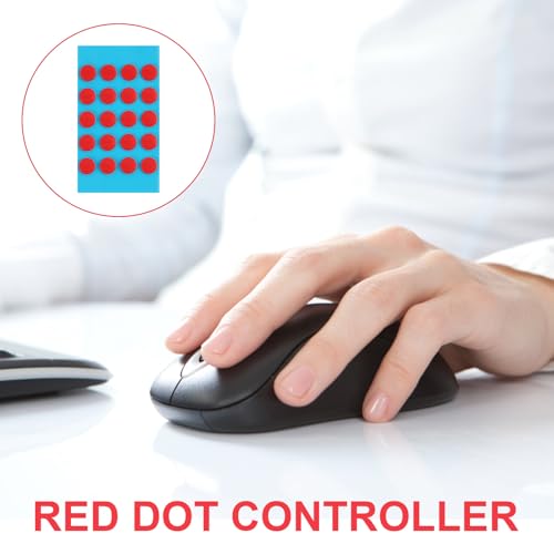 60 Stück Mouse Skates Set für Gaming Maus, Ultra Glatte Maus Skates aus 100% PTFE, Runde Rote Mouse Feet 6 mm, Perfekte Gleitpads für Logitech G PRO Wireless, Büro, FPS Spiele, Ersatz Mausfüße Bild 6