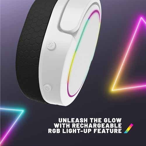 STEALTH Panther RGB-LED-Gaming-Headset, weiß, kompatibel mit PS4/PS5, XBOX, Switch, PC mit flexiblem Mikrofon, 3,5-mm-Klinkenstecker, 1,5 m Kabel, leicht, bequem und langlebig Bild 5