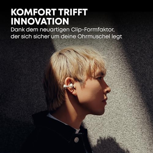 beyerdynamic AMIRON Zero Open- Ear Kopfhörer mit offenem Klangkonzept und innovativem Clip-Design, Bluetooth 5.4, 20 h Gesamtspielzeit, in schwarz Bild 2