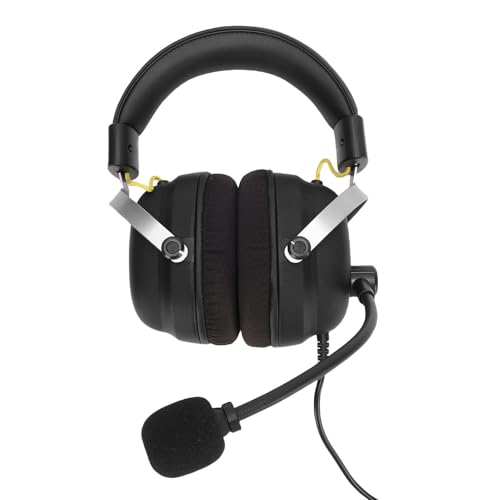 Denash Gaming -Headset, 360 ° Surround Sound Bass Headphones mit 3,5 Mm Jack & Over Ohrkissen für PC -Gaming -Filme Musik Bild 1