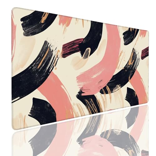 Mauspad XXL 900x600x4mm Wasserdicht Schreibtischunterlage rutschfeste Speed Gaming Mousepad Vintage (8) Groß Desk Mouse Mat Maus Pad, Schreibtisch Unterlage Deko für PC, MacBook, Laptop, Home Office Bild 1