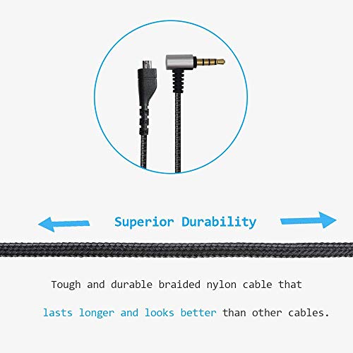 Audiokabel Flexibles Stereo-Gaming-Headset-Kabel für /5/7 Pro Gaming-Headset Bild 6