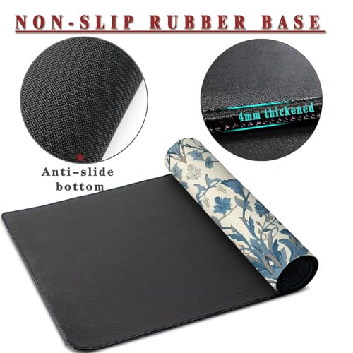 Mauspad XXL 1400x800x4mm Wasserdicht Schreibtischunterlage rutschfeste Speed Gaming Mousepad Wall (1) Groß Desk Mouse Mat Maus Pad, Schreibtisch Unterlage Deko für PC, MacBook, Laptop, Home Office Bild 3