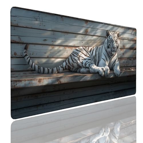 Mauspad XL 1000x400x4mm Wasserdicht Schreibtischunterlage rutschfeste Speed Gaming Mousepad Wall (2) Groß Desk Mouse Mat Maus Pad, Schreibtisch Unterlage Deko für PC, MacBook, Laptop, Home Office Bild 1