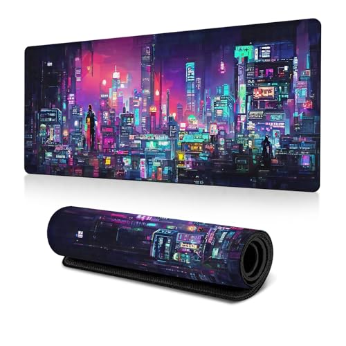 Japanische Anime Large Gaming Maus Pad Mit Genähten Kantigem Nicht Überrutschen Naturkautschuk Basis wasserdichte Laptop Matten Gaming Maus Bild 3
