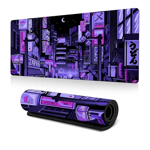Japanische Anime Large Gaming Maus Pad Mit Genähten Kantigem Nicht Überrutschen Naturkautschuk Basis wasserdichte Laptop Matten Gaming Maus Bild 4