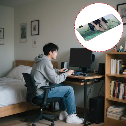Gaming Mousepad PC Accessoires Schreibtischmatte Erweiterte Pad Maus Schreibtisch Innenraum Mit LED Maus Bild 2
