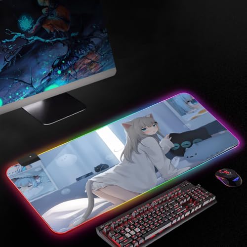 Gaming Mousepad PC Accessoires Schreibtischmatte Erweiterte Pad Maus Schreibtisch Innenraum Mit LED Maus Bild 4