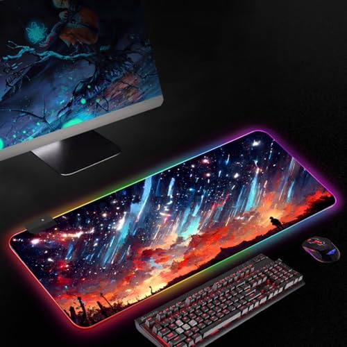 Gaming Mousepad PC Accessoires Schreibtischmatte Erweiterte Pad Maus Schreibtisch Innenraum Mit LED Maus Bild 6