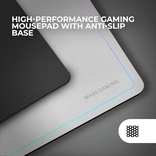 Mars Gaming MCPWX, Italienisch, Kabelloses Gaming-Combo, DualPro Link 2.4GPRO-Technologie, Vollformat-FRGB-Tastatur mit Multimedia-Steuerung + RGB 3200DPI Maus + rutschfeste 360x260mm-Mausmatte, Weiß Bild 5