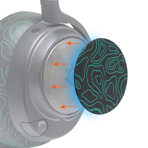 WC-Seitenplatten für Arctis Nova-Headsets von Wicked Cushions | Passend für Arctis Nova Pro Wireless/Pro Wired/Nova Elite/Nova 7 / 7X / 7P | Midnight FrankP Bild 1