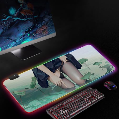 Gaming Mousepad PC Accessoires Schreibtischmatte Erweiterte Pad Maus Schreibtisch Innenraum Mit LED Maus Bild 5