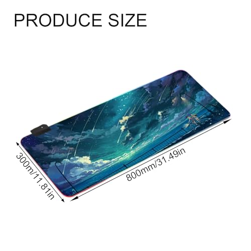 Gaming Mousepad PC Accessoires Schreibtischmatte Erweiterte Pad Maus Schreibtisch Innenraum Mit LED Maus Bild 4