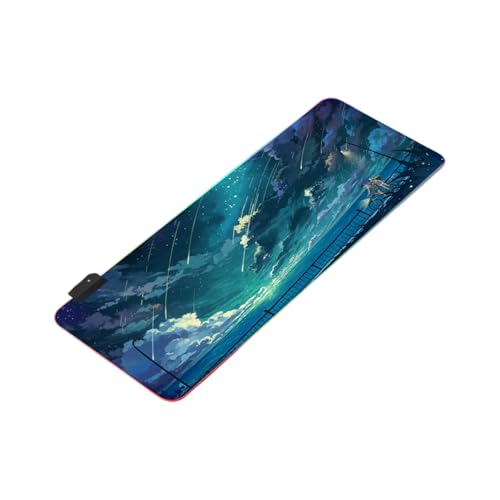 Gaming Mousepad PC Accessoires Schreibtischmatte Erweiterte Pad Maus Schreibtisch Innenraum Mit LED Maus Bild 1