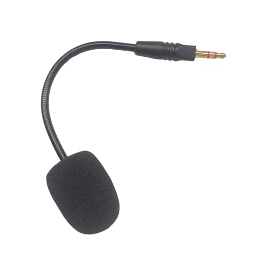 Langlebiges ABS-Metall-Ersatz-Mikrofon-Galgen, verstellbarer Arm für Kopfhörer, Mikrofon für klare Sprach-Chats, Streaming, abnehmbares Gaming-Headset-Mikrofon Bild 1