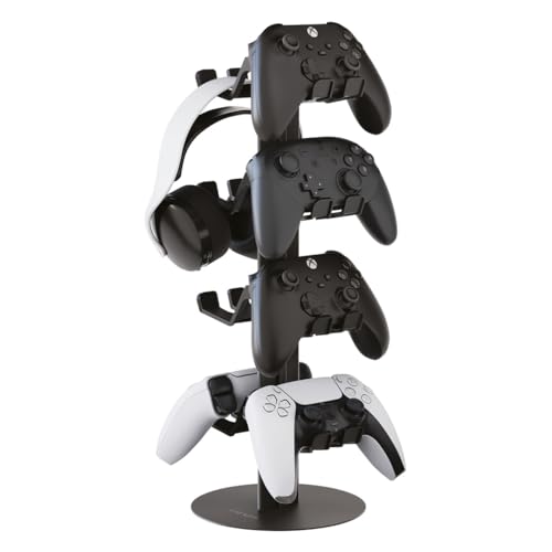 Venom Universeller Headset- & Controller-Ständer | 4-stufig Verstellbarer Metall-Organizer für Controller oder Headsets | Gaming-Ablage für PlayStation, Xbox, Nintendo Switch Bild 1