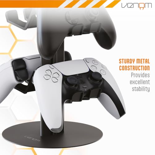 Venom Universeller Headset- & Controller-Ständer | 4-stufig Verstellbarer Metall-Organizer für Controller oder Headsets | Gaming-Ablage für PlayStation, Xbox, Nintendo Switch Bild 4