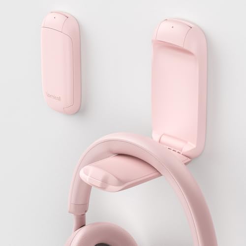 Lamicall Headset Halterung, Kopfhörer Halter - [Faltbar & Klein] Selbstklebender Gaming Headset Ständer für Schreibtisch/Wand, Kopfhörerhalter Headphone Haken Kleben für Airpods Max, Gaming Zubehör Bild 1