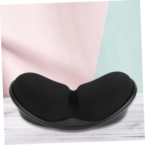 Maus Handgelenkauflage Memory Schaum Ergonomisches Mauspad Anti Rutsch Wellendesign Schwarz Büro Und Gaming Bild 3