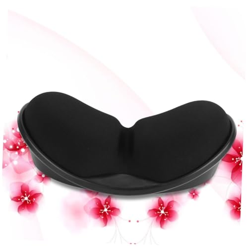 Maus Handgelenkauflage Memory Schaum Ergonomisches Mauspad Anti Rutsch Wellendesign Schwarz Büro Und Gaming Bild 7