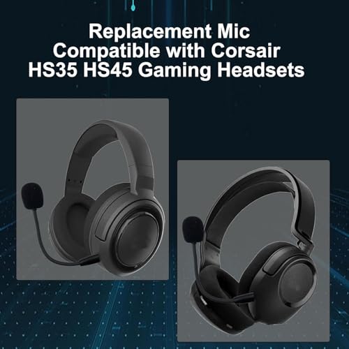 Gaming Mikrofon für Corsair HS35/HS45 Headset PS5 PS4-kompatibel, 3,5-mm-Ersatzmikrofon mit Geräuschunterdrückung Bild 2