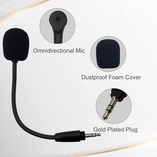 Gaming Mikrofon für Corsair HS35/HS45 Headset PS5 PS4-kompatibel, 3,5-mm-Ersatzmikrofon mit Geräuschunterdrückung Bild 5