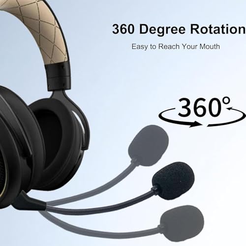 Ersatz Spielmikrofon für Corsair HS50 HS60 HS70 HS70 SE Gaming-Headset-Mikrofon mit Geräuschunterdrückung,3,5 mm Klinke,Schwarz Bild 4