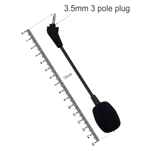Ersatz Spielmikrofon für Corsair HS50 HS60 HS70 HS70 SE Gaming-Headset-Mikrofon mit Geräuschunterdrückung,3,5 mm Klinke,Schwarz Bild 6