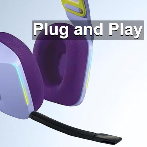 Ersatz Mikrofon kompatibel mit Logitech G733 Lightspeed Wireless Gaming Headset Geräuschisolierung für PS5/PS4/PC/Xbox One Kristallklarer Sound Schwarz, 12 cm/ 4.7inch Bild 5