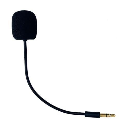 Ersatz Universal Mikrofon 3,5mm 3-Pol für Diktiergerät,Kopfhörern,Tablet,Laptop Abnehmbares Mikrofon mit Geräuschunterdrückung Professionelle Klangqualität Kristallklarer Sound Ra Bild 1