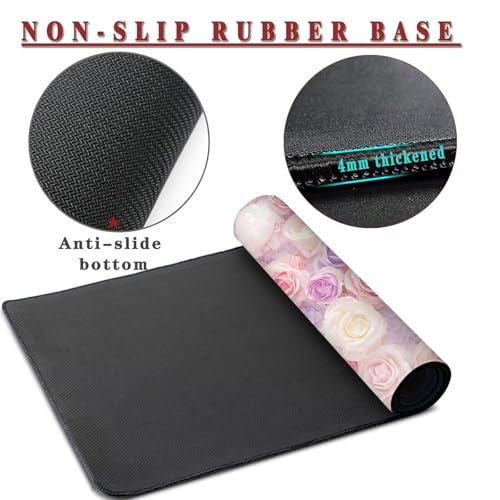 Mauspad XXL 900x600x4mm Wasserdicht Schreibtischunterlage rutschfeste Speed Gaming Mousepad Wall (8) Groß Desk Mouse Mat Maus Pad, Schreibtisch Unterlage Deko für PC, MacBook, Laptop, Home Office Bild 3