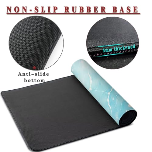 Mauspad XXL 900x600x4mm Wasserdicht Schreibtischunterlage rutschfeste Speed Gaming Mousepad Watercolor (11) Groß Desk Mouse Mat Maus Pad, Schreibtisch Unterlage Deko für PC, Laptop, Home Office Bild 3