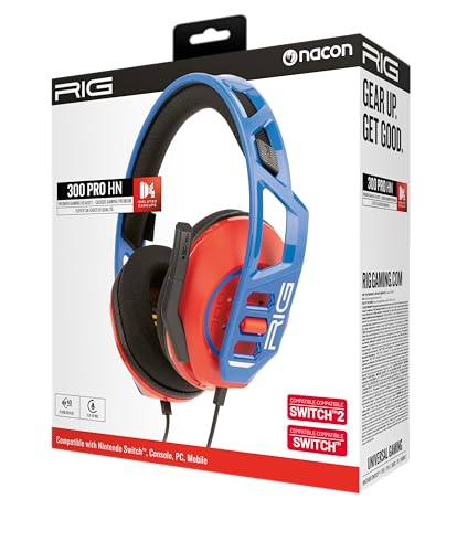 Nacon Rig Gaming-Headset, kompatibel mit Nintendo Switch, Mehrfarbig Bild 3