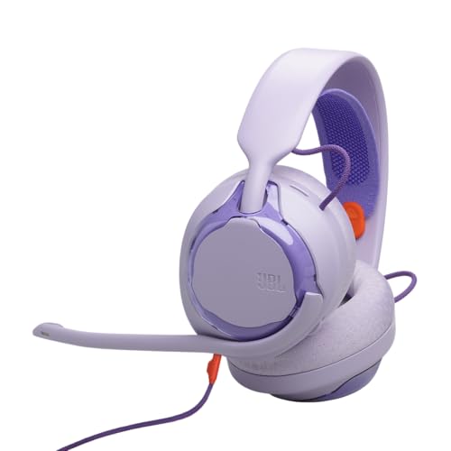 JBL Quantum 250 Kabelgebundene Over-Ear-Gaming-Kopfhörer, JBL Quantum Spatial Sound, Mikrofon mit Geräuschunterdrückung, 3,5-mm-Kabel, kompatibel mit Apple/PC/Xbox/PlayStation/Nintendo Switch, Lila Bild 1