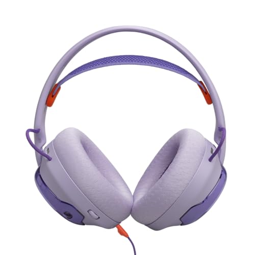 JBL Quantum 250 Kabelgebundene Over-Ear-Gaming-Kopfhörer, JBL Quantum Spatial Sound, Mikrofon mit Geräuschunterdrückung, 3,5-mm-Kabel, kompatibel mit Apple/PC/Xbox/PlayStation/Nintendo Switch, Lila Bild 2