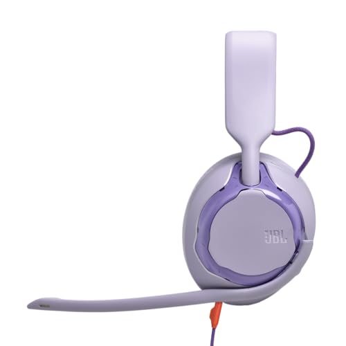 JBL Quantum 250 Kabelgebundene Over-Ear-Gaming-Kopfhörer, JBL Quantum Spatial Sound, Mikrofon mit Geräuschunterdrückung, 3,5-mm-Kabel, kompatibel mit Apple/PC/Xbox/PlayStation/Nintendo Switch, Lila Bild 3