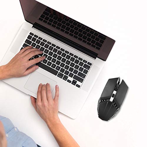 Jectse Farbenfrohe, Leuchtende Gaming-Maus MIT DPI-IRSchalter, Kabelgebunden 4-Tasten-Maus für Komfortable Muttzung, Unterstüttzt-Webbrowsing und Business Office Bild 7