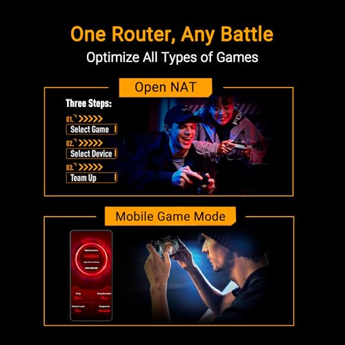 ASUS TUF Gaming BE9400 Tri Band WiFi 7 (802.11be) Extendable Gaming Router (Vier 2.5G Ports, 3-stufige Portweiterleitung, Smart Home Master, AiMesh Unterstützung, AiProtection für Netzwerksicherheit) Bild 5