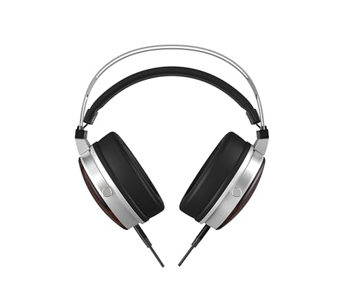 VULKKANO HC20 IRATI Studio-Kopfhörer, professionelle Over-Ear Kopfhörer mit Holzkappen, 50 mm Treiber, ausgewogener Klang mit definiertem Bass, 1,5 m Kabel, 32 Ohm, Frequenzgang 20 Hz - 20 kHz Bild 2